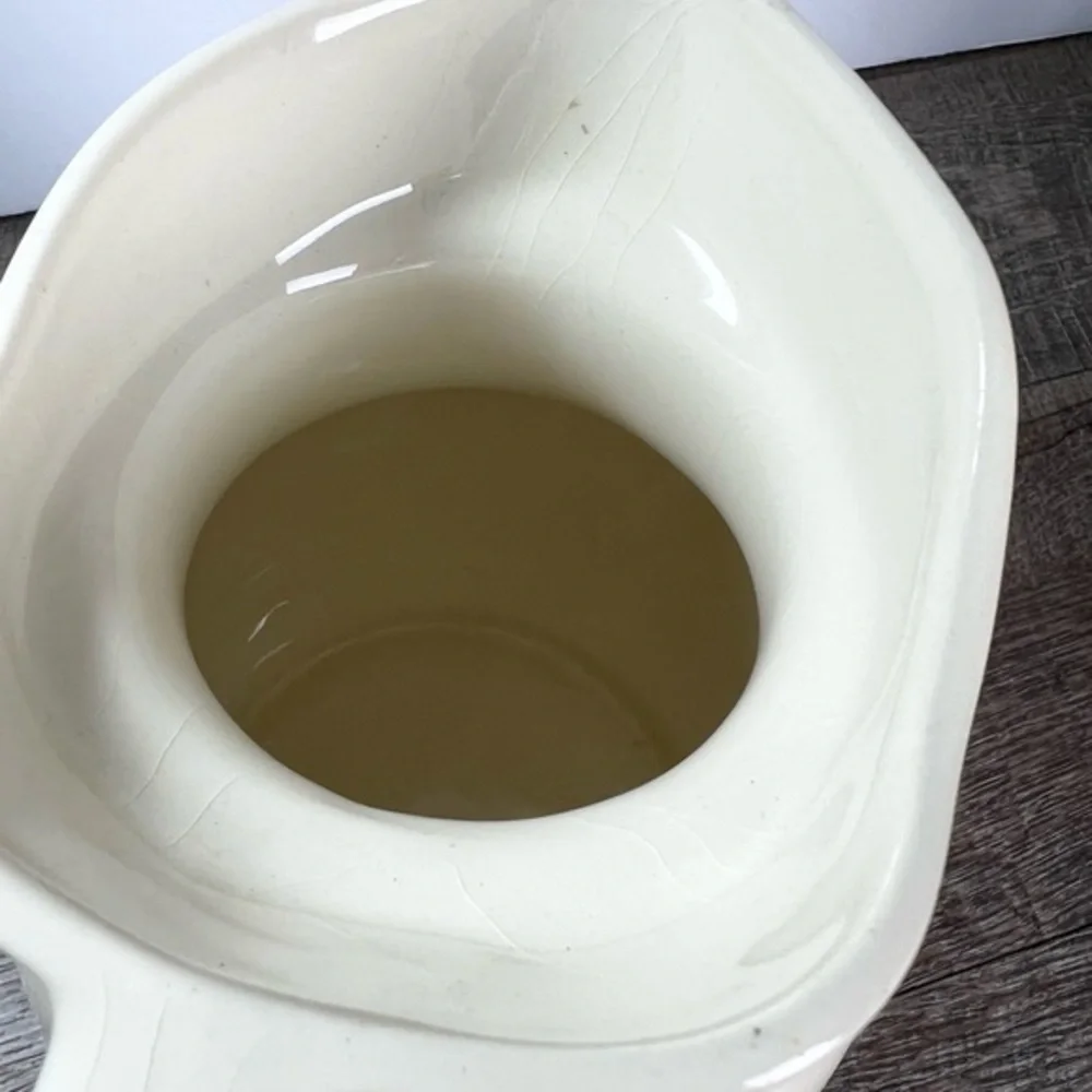 McCoy Pottery‎ pitcher cream color crazing Farmhouse vintage